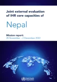 Joint external evaluation of IHR core capacities of Nepal Mission report: 28 November – 2 December 2022