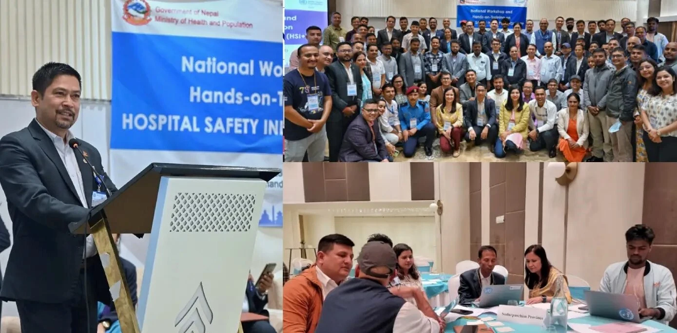 National Workshop and Hands-on-Training on Hospital Safety Index+ App, Kathmandu, Nepal   |   3-4 Oct 2023